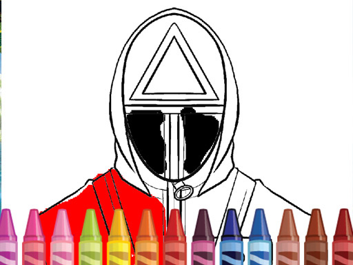 Squid Game Coloring Round_img